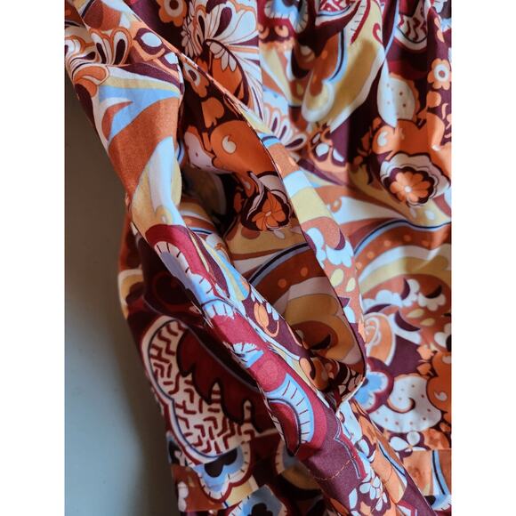 NWT Anthropologie The Somerset Maxi Dress Size XL Bronze Floral #NC504 - Picture 10 of 10